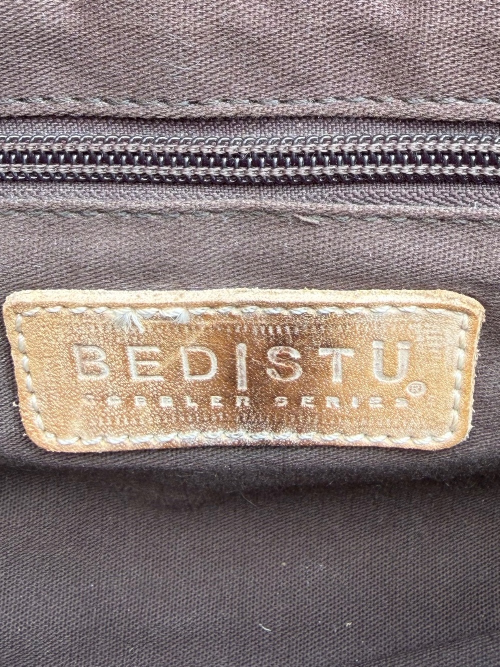 BedStu Cobbler Series Woven Flap Crossbody Handbag - Picture 10 of 11